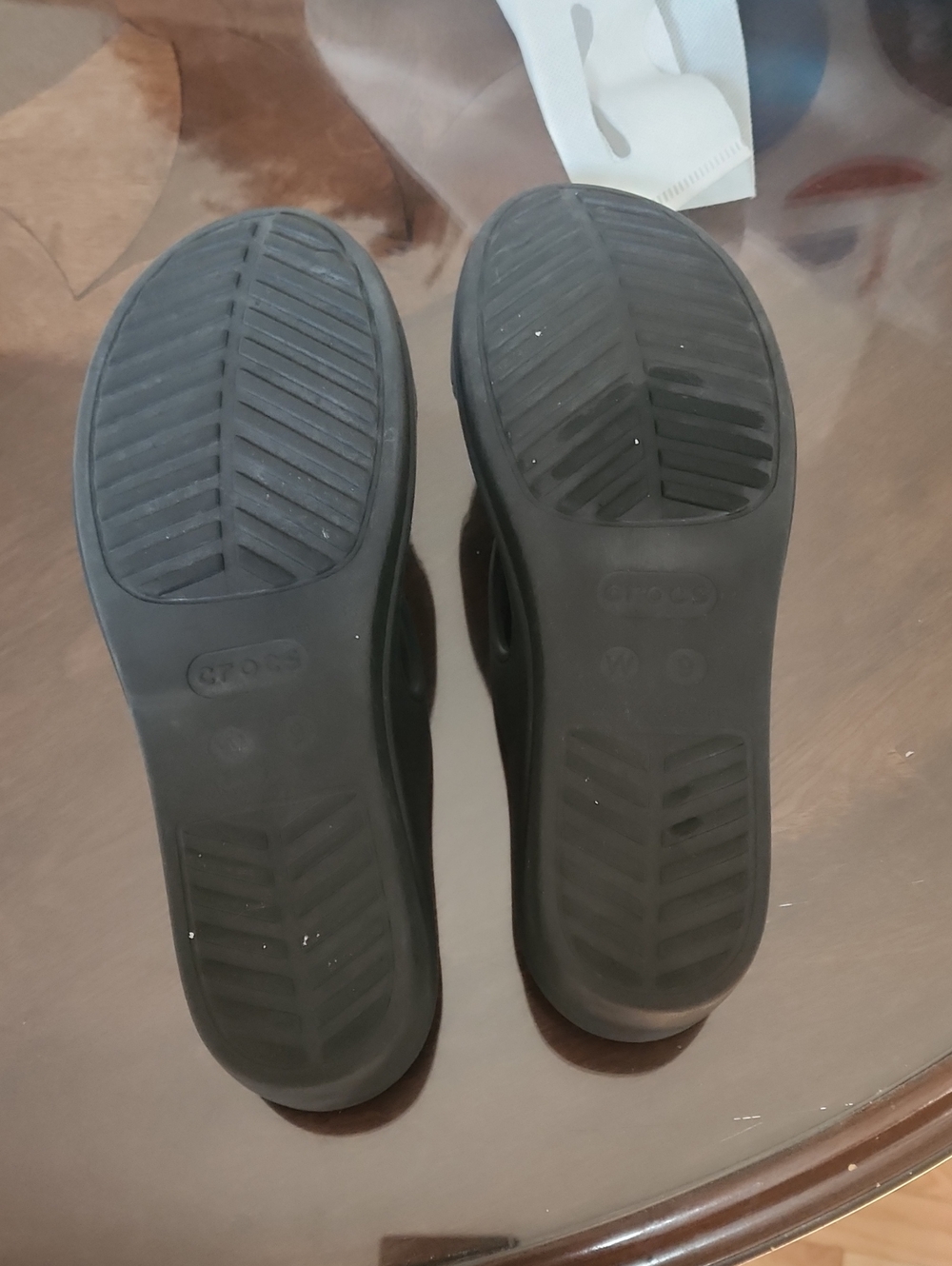 Crocs Slip On 2" Wedge Sandals Size 9 - Picture 10 of 12